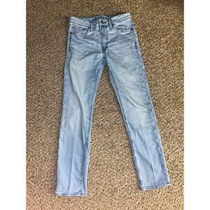 American Eagle Outfitters Airflex+ Slim Straight Light Blue Jeans 29x32